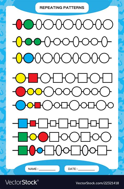 repeating pattern worksheet